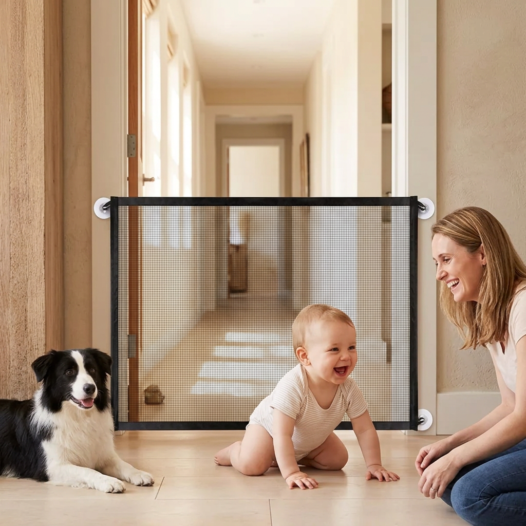SEPARADOR Y PUERTA PARA  MASCOTAS SEGUROS ®